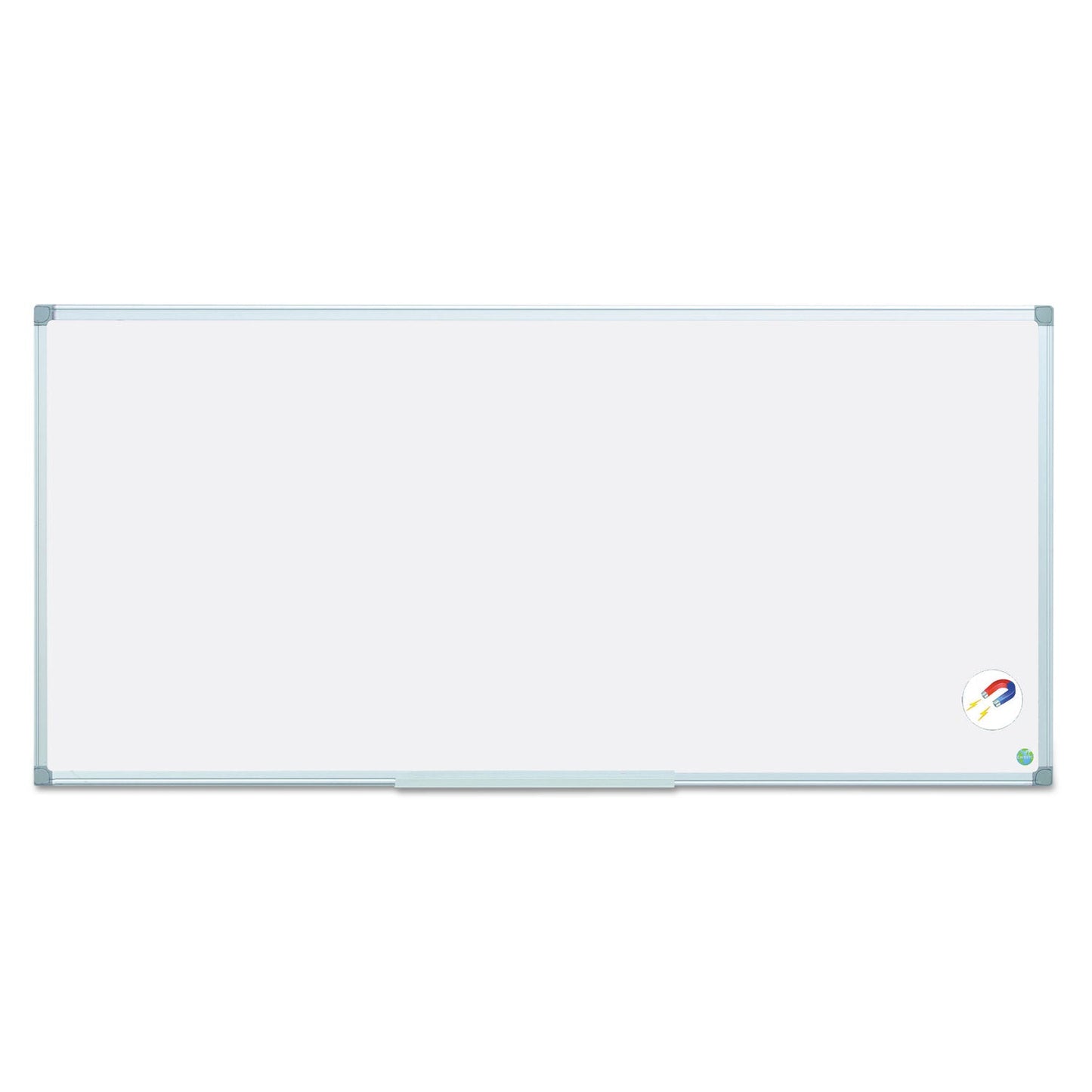 MasterVision Earth Gold Ultra Magnetic Dry Erase Boards, 48 x 96, White, Aluminum Frame
