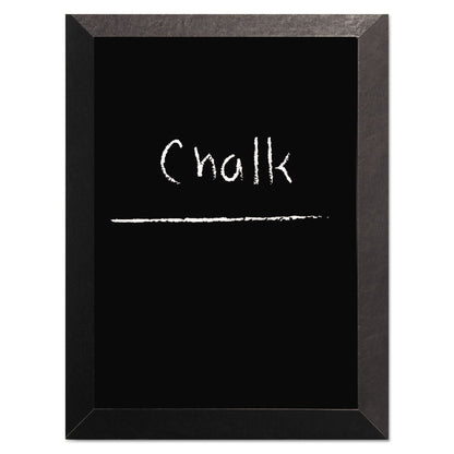 MasterVision Kamashi Chalk Board, 48 x 36, Black Frame