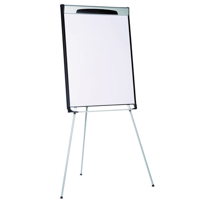 MasterVision Tripod Extension Bar Magnetic Dry-Erase Easel, 39" to 72" High, Black/Silver