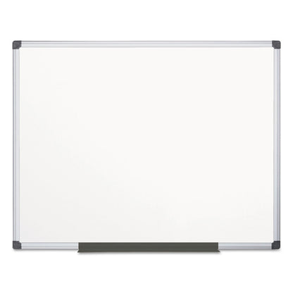 MasterVision Value Melamine Dry Erase Board, 48 x 72, White, Aluminum Frame