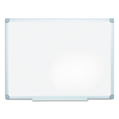 MasterVision Earth Easy-Clean Dry Erase Board, White/Silver, 36x48