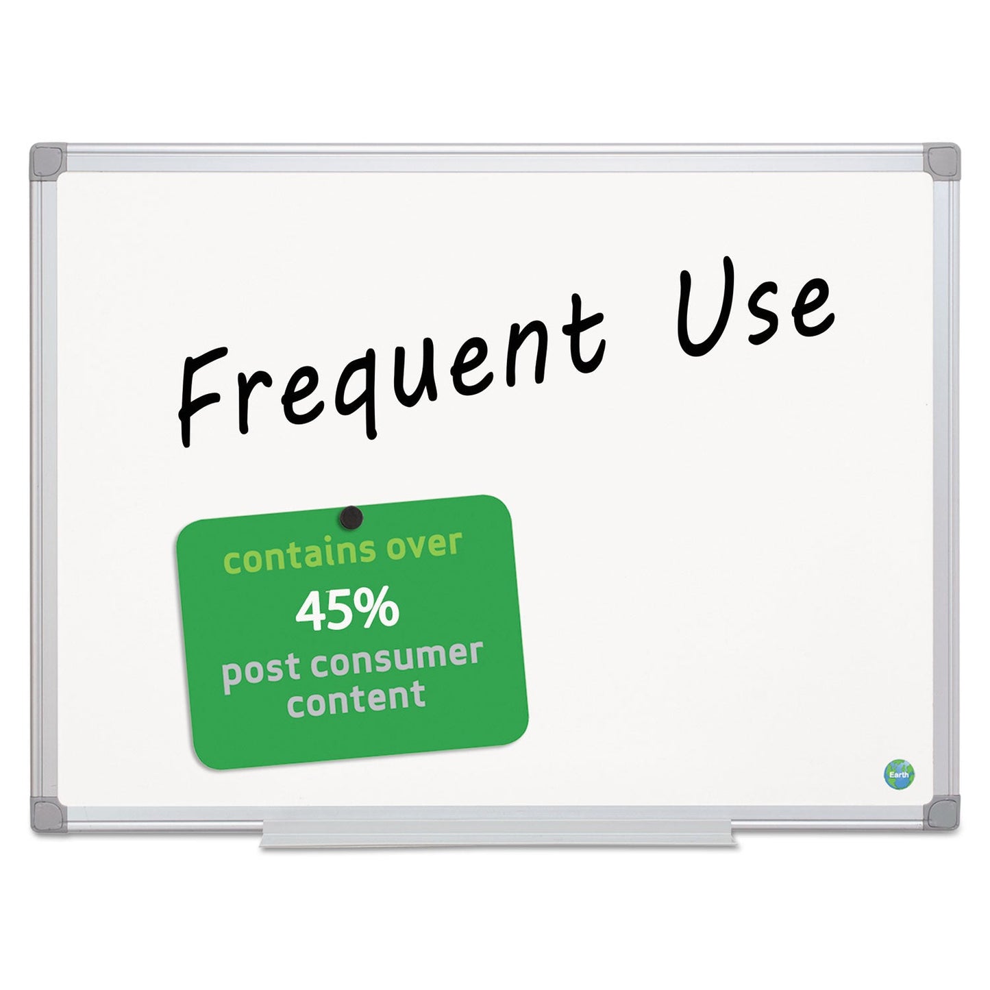 MasterVision Earth Gold Ultra Magnetic Dry Erase Boards, 24 x 36, White, Aluminum Frame