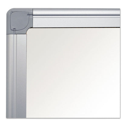 MasterVision Earth Easy-Clean Dry Erase Board, White/Silver, 36x48