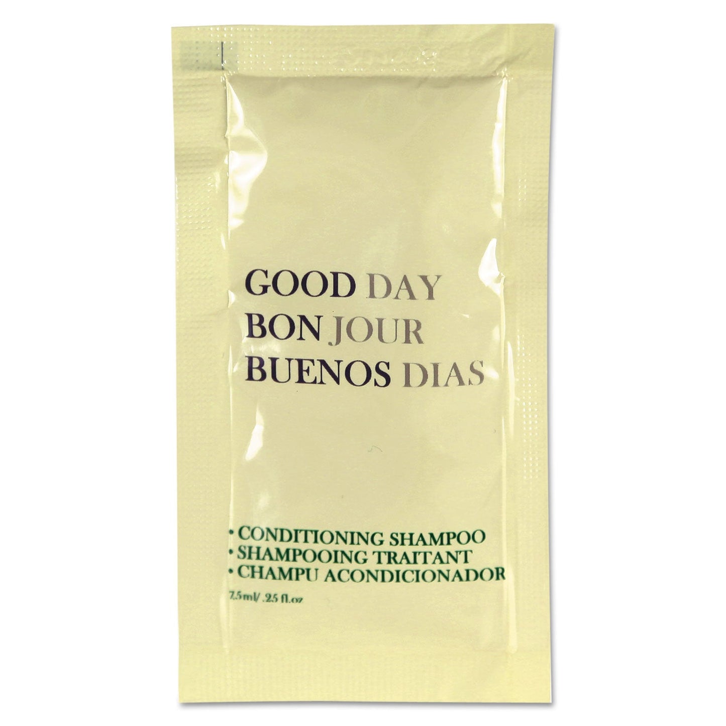Good Day Conditioning Shampoo, Fresh, 0.25 oz Tube, 500/Carton