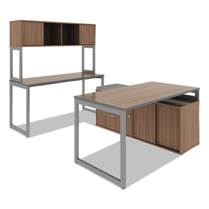 Alera Reversible Laminate Table Top, Rectangular, 59.38w x 23.63d, Espresso/Walnut