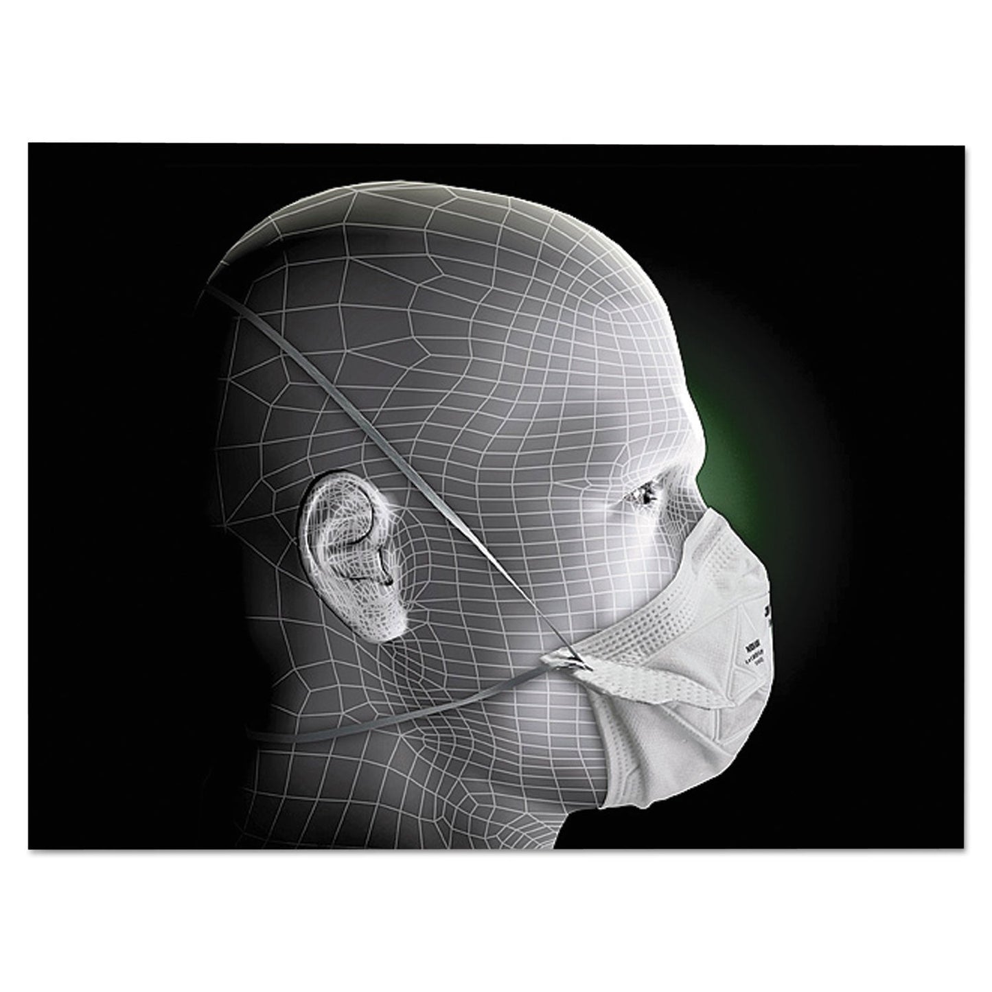 3M VFlex Particulate Respirator N95, Standard Size, 50/Box