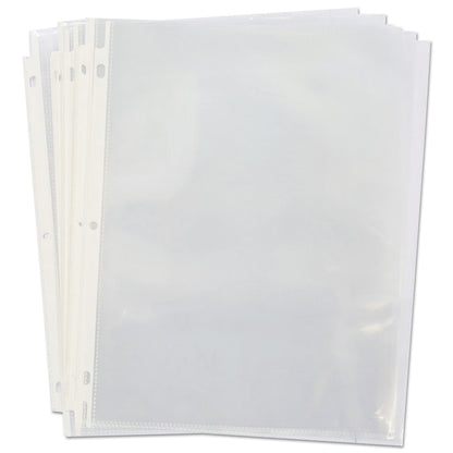 Universal Top-Load Poly Sheet Protectors, Economy, Letter, 100/Box