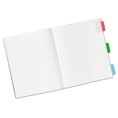 Avery Ultra Tabs Repositionable Tabs, Standard: 2" x 1.5", 1/5-Cut, Assorted Colors (Blue, Green and Red), 24/Pack