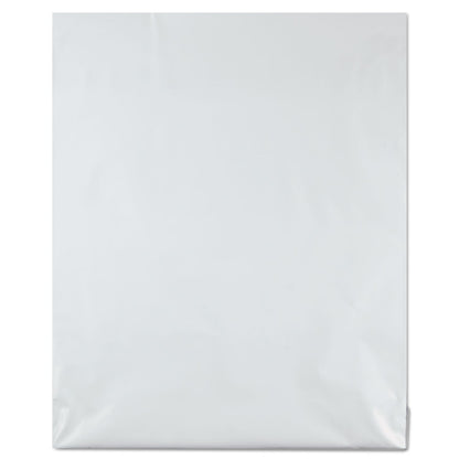 Quality Park Redi-Strip Poly Mailer, #5 1/2, Square Flap with Perforated Strip, Redi-Strip Adhesive Closure, 14 x 17, White, 100/Pack