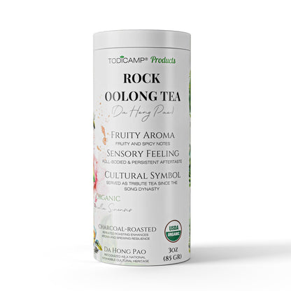 Da Hong Pao Oolong Tea Loose Leaf – Authentic Wuyi Rock Oolong Tea from China – Premium Roasted Chinese Tea – Organic Loose Leaf Tea – Traditional High Mountain Oolong