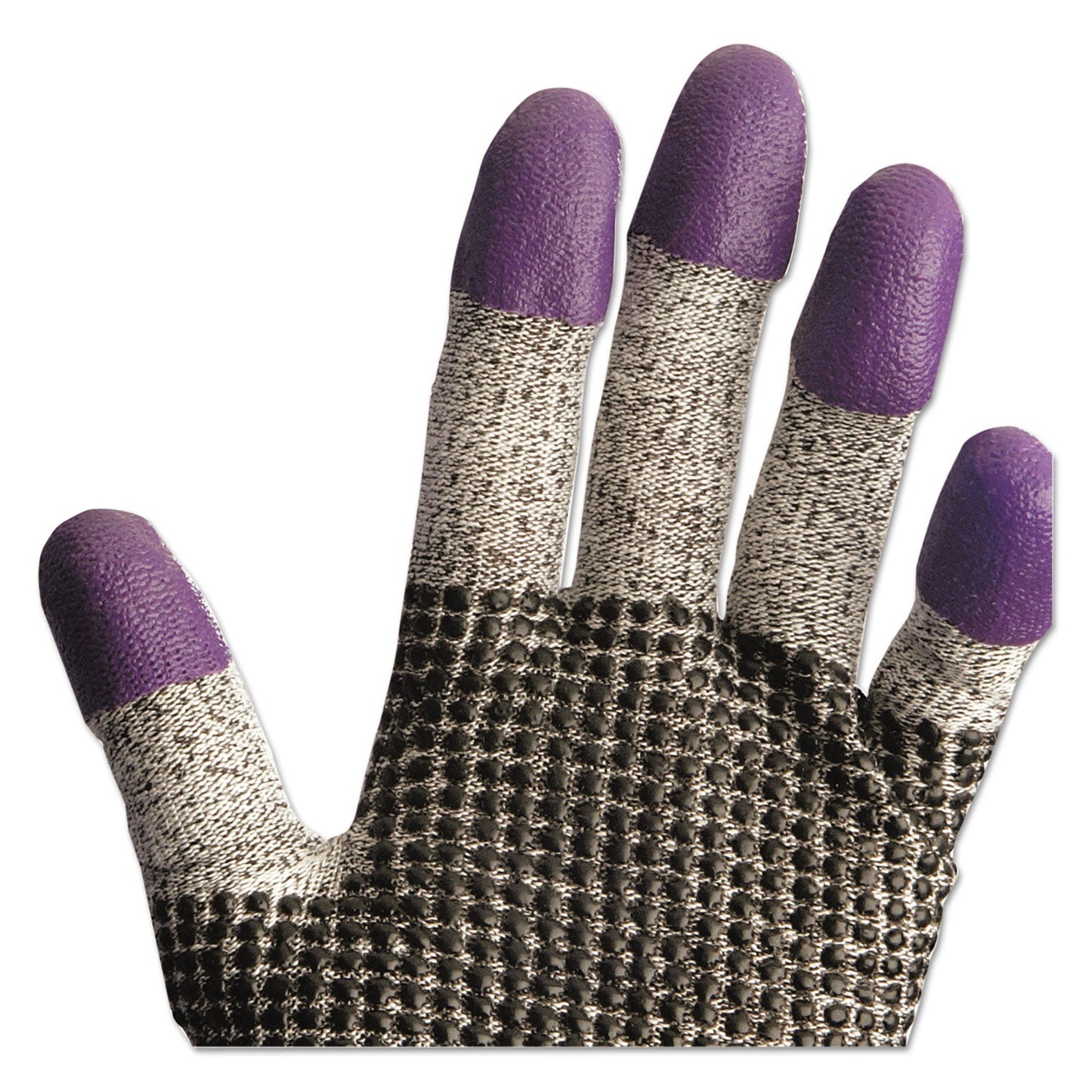 KleenGuard G60 Purple Nitrile Gloves, 240 mm Length, Large/Size 9, Black/White, Pair