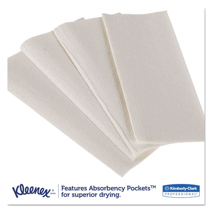 Kleenex Premiere Folded Towels, 9.4 x 12,4, White, 120/Pack, 25 Packs/Carton