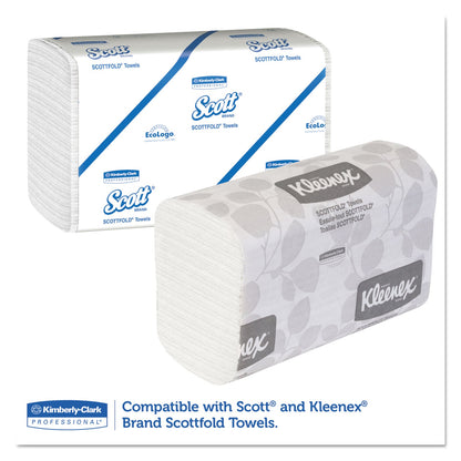 Kimberly-Clark Professional* Windows Scottfold Compact Towel Dispenser, 10.6 x 4.75 x 9, Stainless Steel