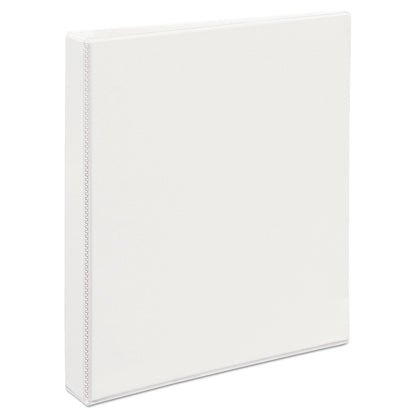 Avery Heavy-Duty View Binder with DuraHinge and One Touch EZD Rings, 3 Rings, 1" Capacity, 11 x 8.5, White