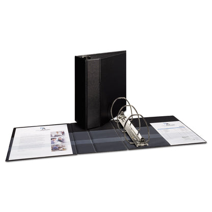 Avery Durable Non-View Binder with DuraHinge and EZD Rings, 3 Rings, 5" Capacity, 11 x 8.5, Black, (7901)