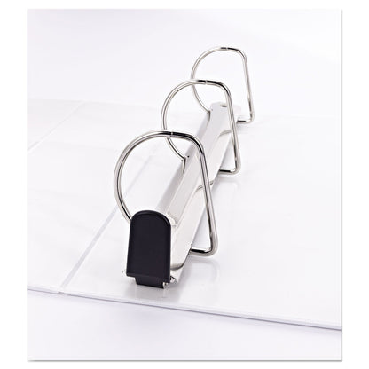 Avery Heavy-Duty Non Stick View Binder with DuraHinge and Slant Rings, 3 Rings, 2" Capacity, 11 x 8.5, White, (5504)