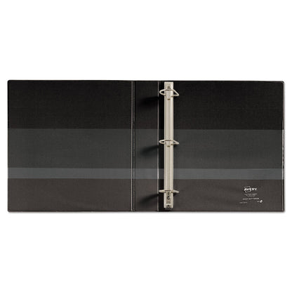 Avery Heavy-Duty Non Stick View Binder with DuraHinge and Slant Rings, 3 Rings, 1.5" Capacity, 11 x 8.5, Black, (5400)