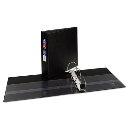 Avery Heavy-Duty Non-View Binder with DuraHinge and Locking One Touch EZD Rings, 3 Rings, 3" Capacity, 11 x 8.5, Black