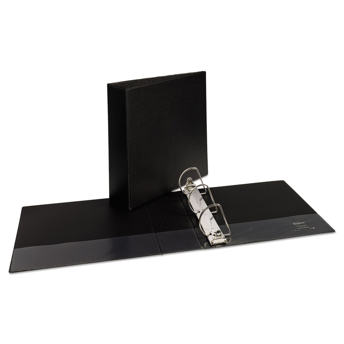 Avery Durable Non-View Binder with DuraHinge and Slant Rings, 3 Rings, 3" Capacity, 11 x 8.5, Black