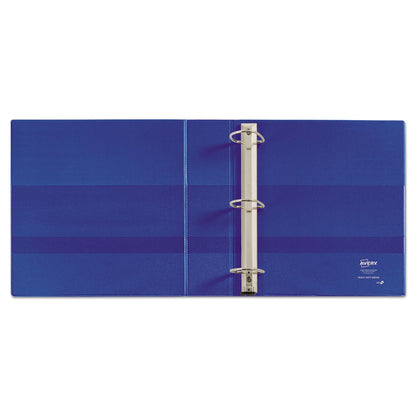 Avery Heavy-Duty Non-View Binder with DuraHinge and One Touch EZD Rings, 3 Rings, 2" Capacity, 11 x 8.5, Blue