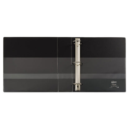 Avery Heavy-Duty Non-View Binder with DuraHinge and One Touch EZD Rings, 3 Rings, 2" Capacity, 11 x 8.5, Black