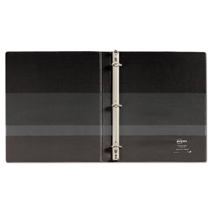 Avery Heavy-Duty Non Stick View Binder with DuraHinge and Slant Rings, 3 Rings, 0.5" Capacity, 11 x 8.5, Black, (5233)
