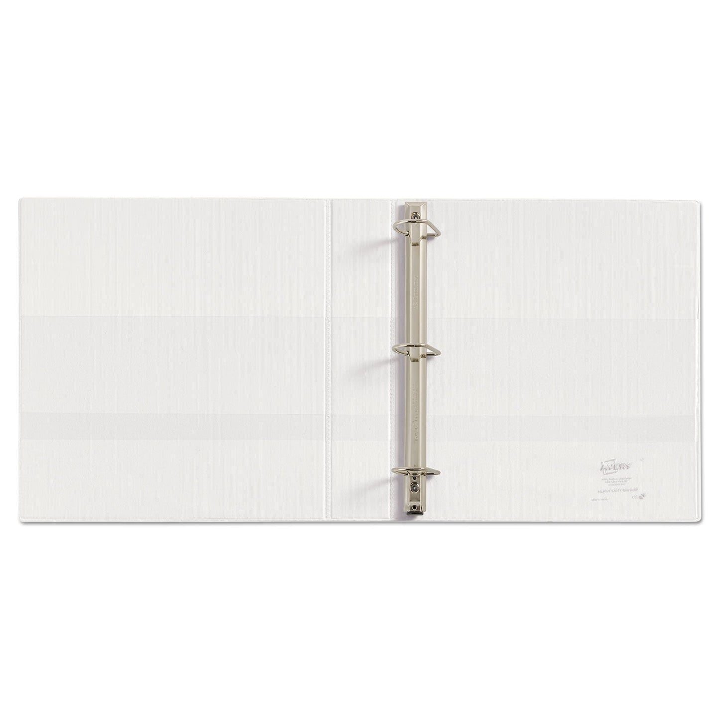 Avery Heavy-Duty Non Stick View Binder with DuraHinge and Slant Rings, 3 Rings, 1.5" Capacity, 11 x 8.5, White, (5404)
