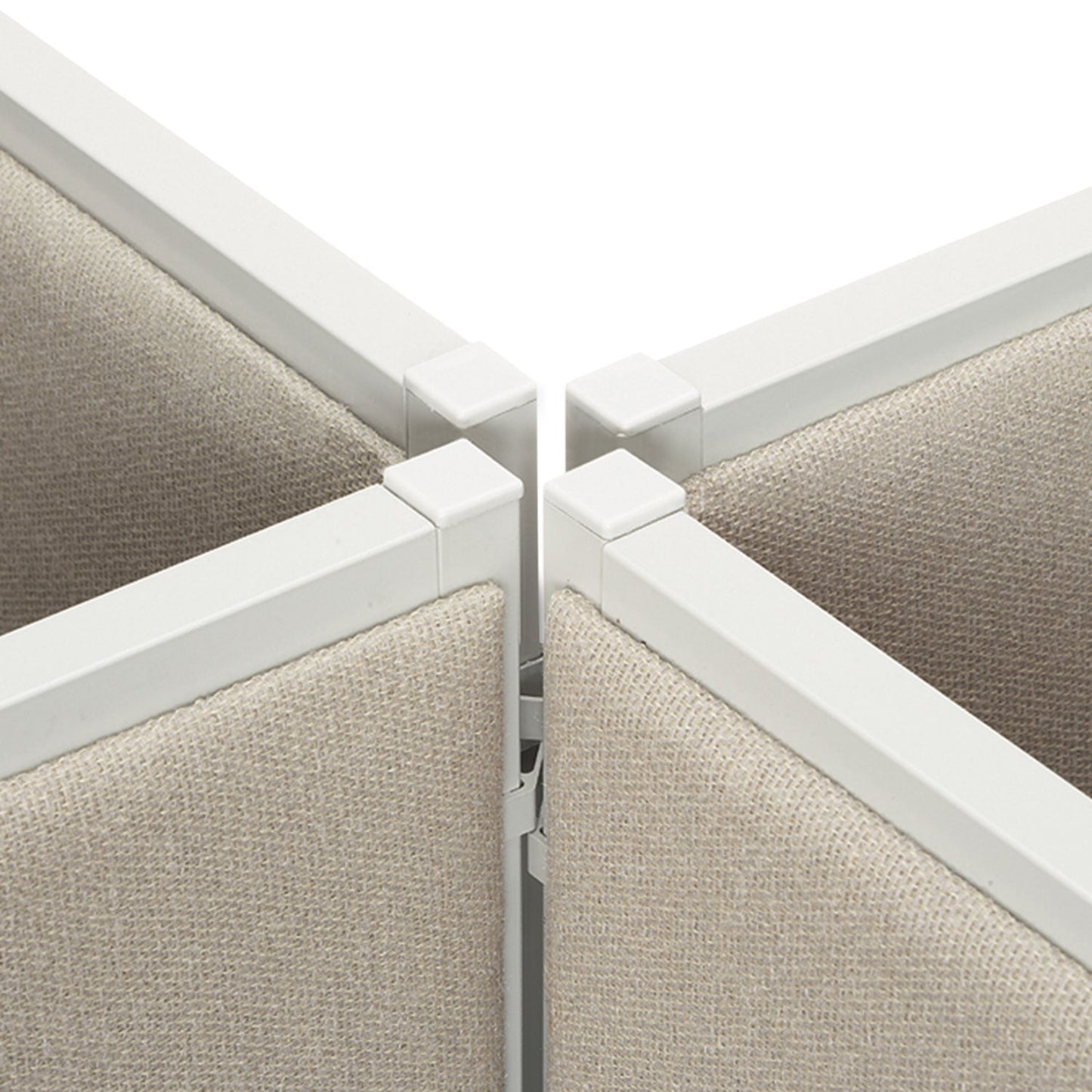 HON Verse Quick Connect 180 Degree Connecting Hardware, Gray, 2/Pack