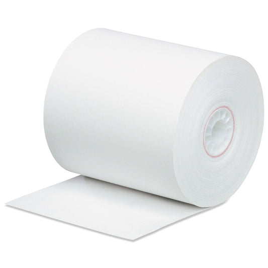 Iconex Impact Bond Paper Rolls, 0.45" Core, 3" x 165 ft, White, 50/Carton