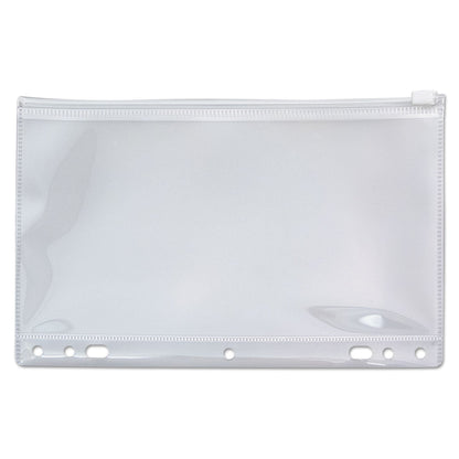 Angler's Zip-All Ring Binder Pocket, 6 x 9.5, Clear