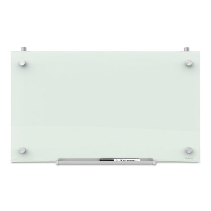 Quartet Infinity Magnetic Glass Dry Erase Cubicle Board, 18 x 30, White