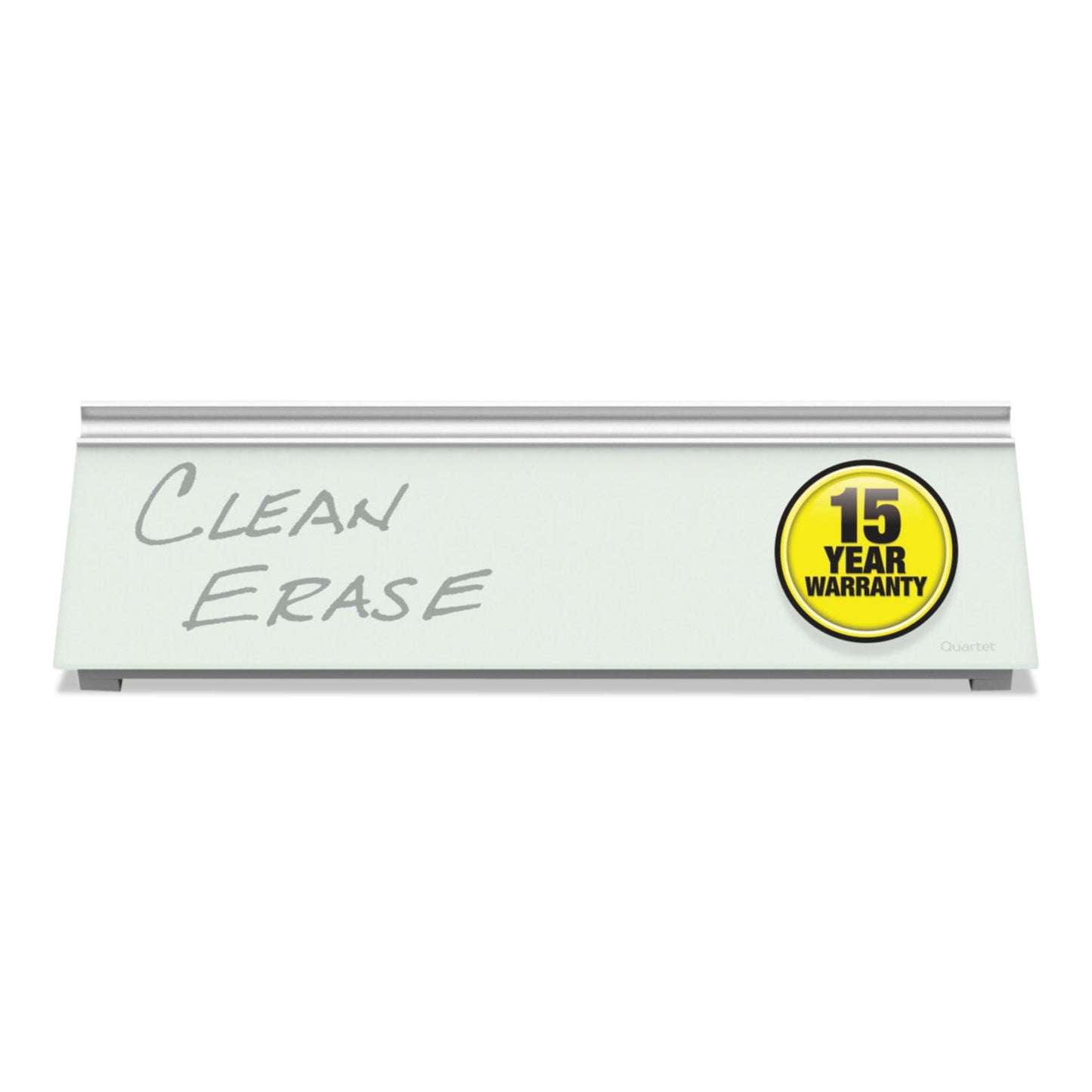 Quartet Glass Dry Erase Desktop Computer Pad, 18 x 6, White