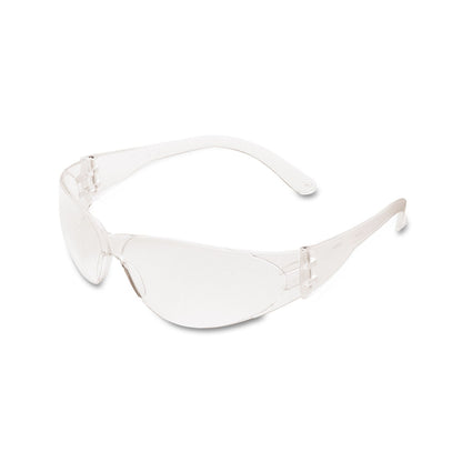 MCR Checklite Scratch-Resistant Safety Glasses, Clear Lens, 12/Box