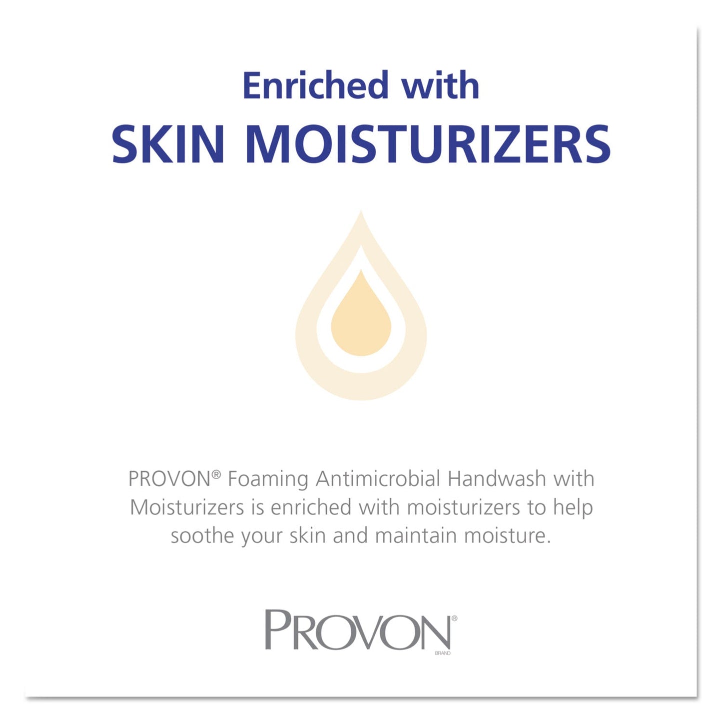 PROVON Foam Antimicrobial Handwash, Moisturizer, FMX-12 Dispenser, Light Floral, 1,250 mL Pump