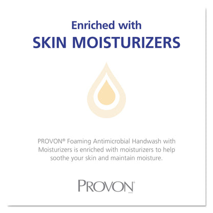 PROVON Foam Antimicrobial Handwash, Moisturizer, FMX-12 Dispenser, Light Floral, 1,250 mL Pump