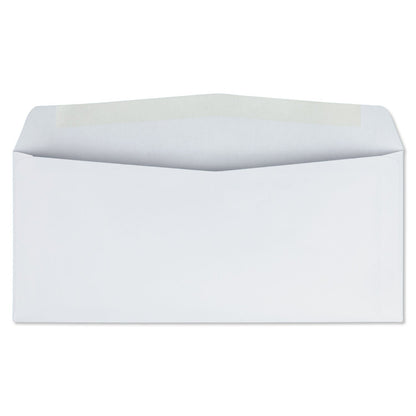 Quality Park Business Envelope, #10, Commercial Flap, Side Seam, Gummed Closure, 24 lb Bond Weight Paper, 4.13 x 9.5, White, 500/Box