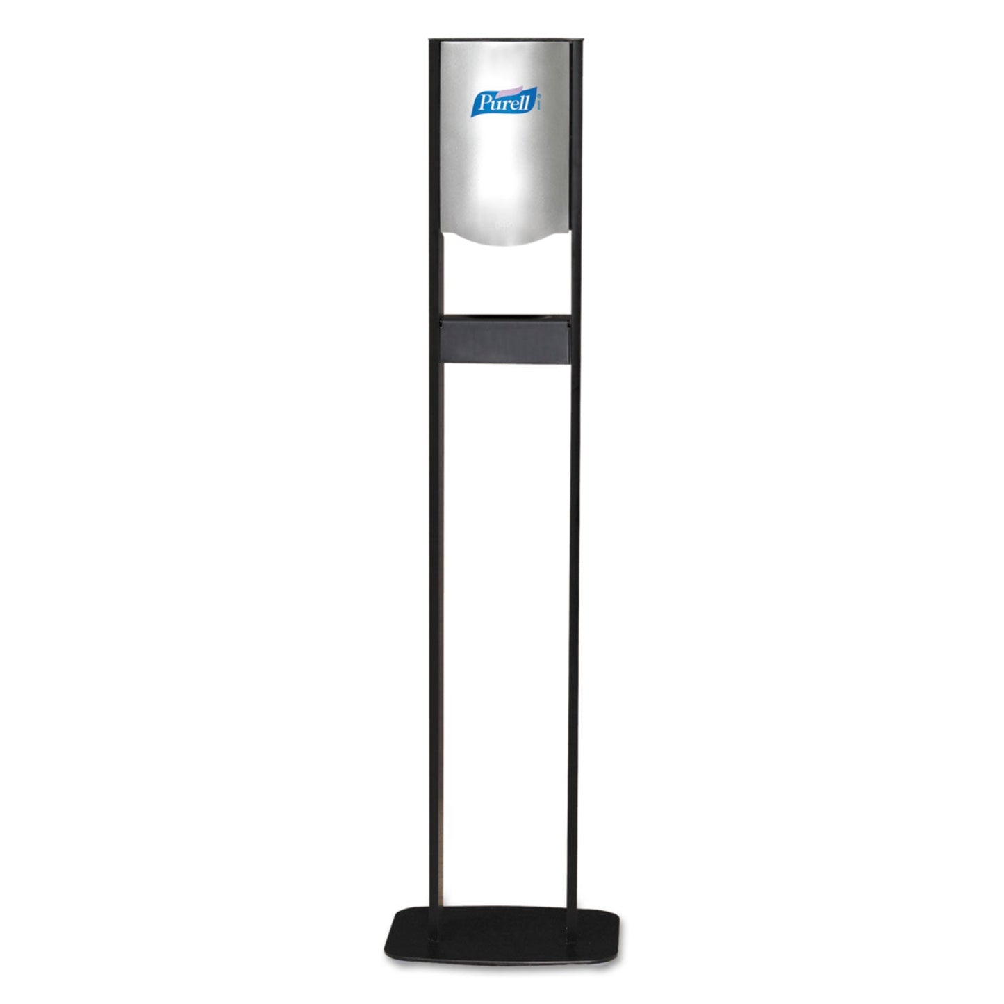 PURELL Elite LTX Floor Stand Dispenser Station, 1,200 mL, 15.25 x 9.86 x 58.1, Chrome/Black