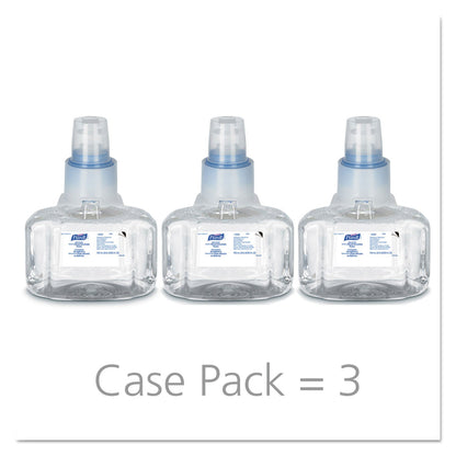 PURELL Advanced Hand Sanitizer Foam, For LTX-7 Dispensers, 700 mL Refill, Fragrance-Free, 3/Carton