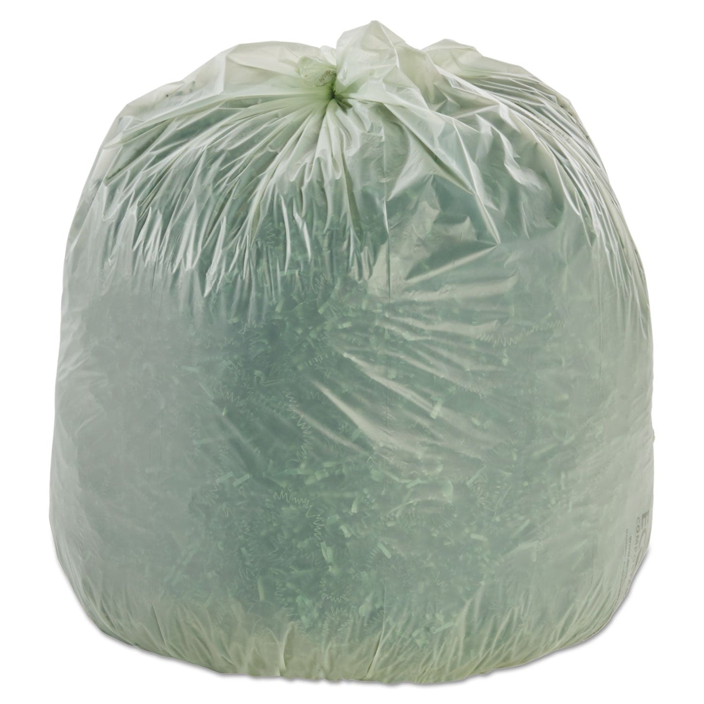 Stout EcoSafe-6400 Bags, 48 gal, 0.85 mil, 42" x 48", Green, 40/Box