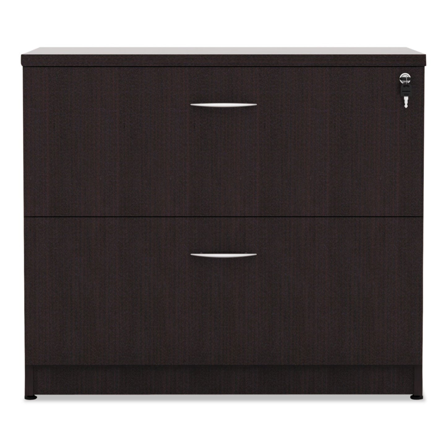 Alera Valencia Series Lateral File, 2 Legal/Letter-Size File Drawers, Espresso, 34" x 22.75" x 29.5"