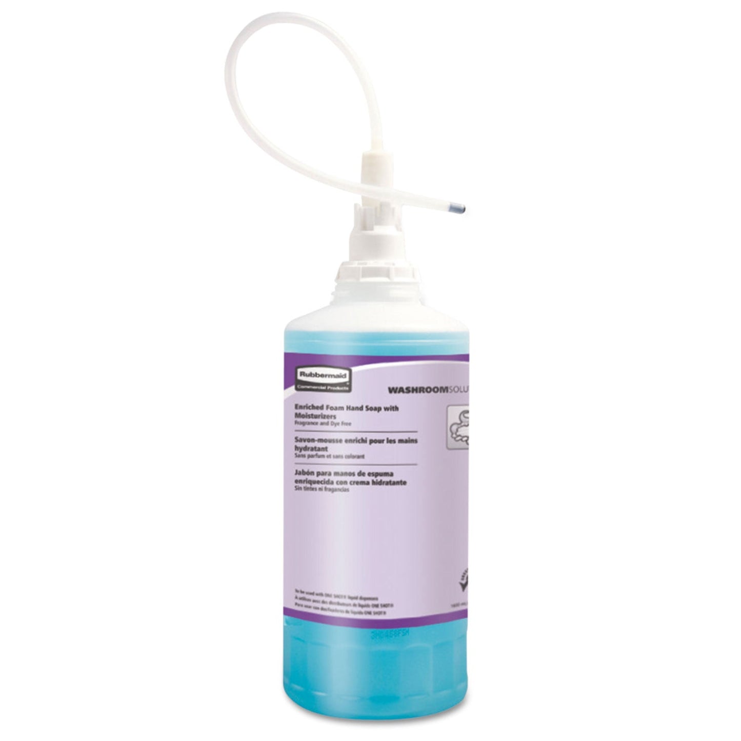 Rubbermaid Enriched Moisturizing Foam Hand Soap, Citrus Scent, 1,600 mL Refill, 4/Carton