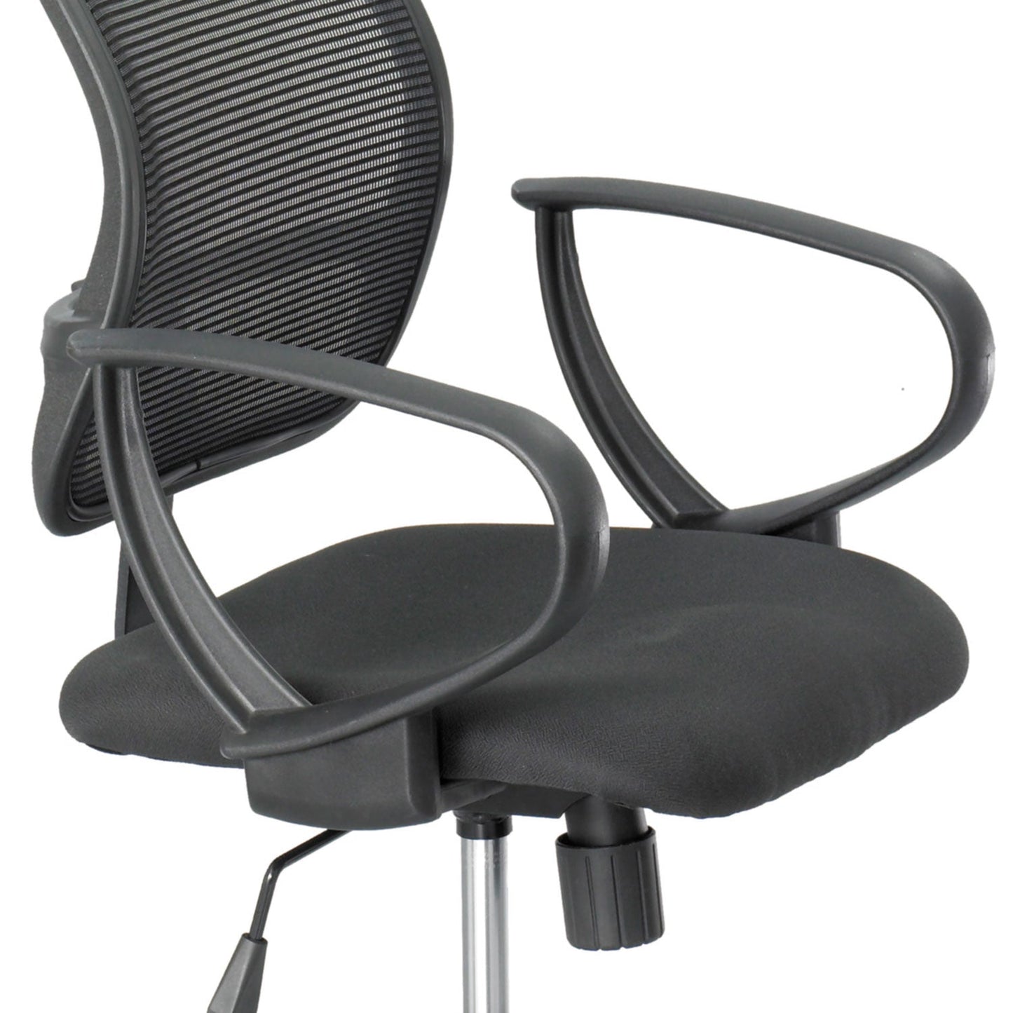 Safco Optional Loop Arm Kit for Mesh Extended Height Chairs for Safco Vue Mesh Extended-Height Chairs, Black, 2/Set