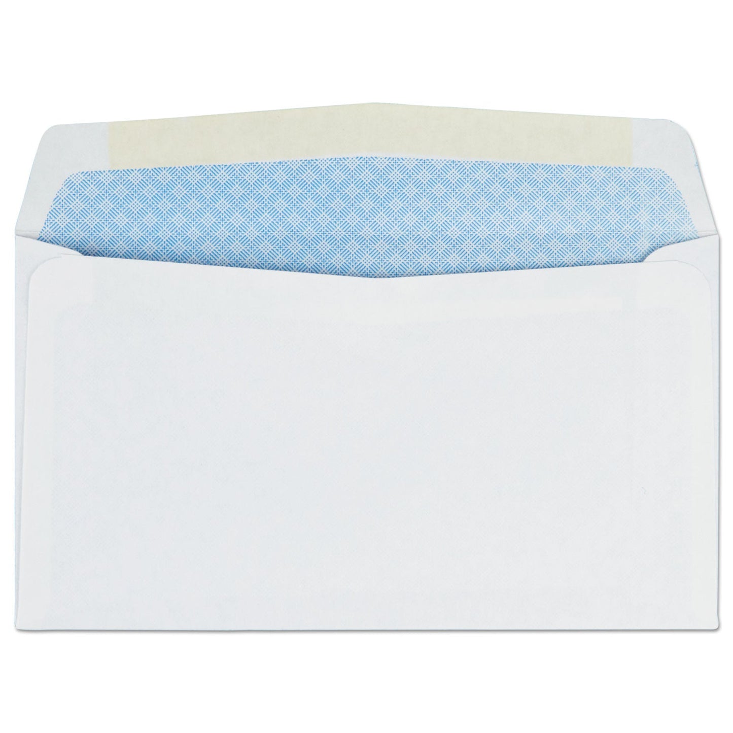 Quality Park Security Tint Business Envelope, #6 3/4, Commercial Flap, Gummed Closure, 3.63 x 6.5, White, 500/Box
