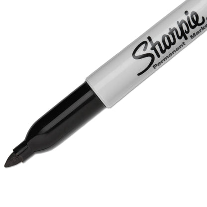 Sharpie Fine Tip Permanent Marker, Fine Bullet Tip, Black, Dozen