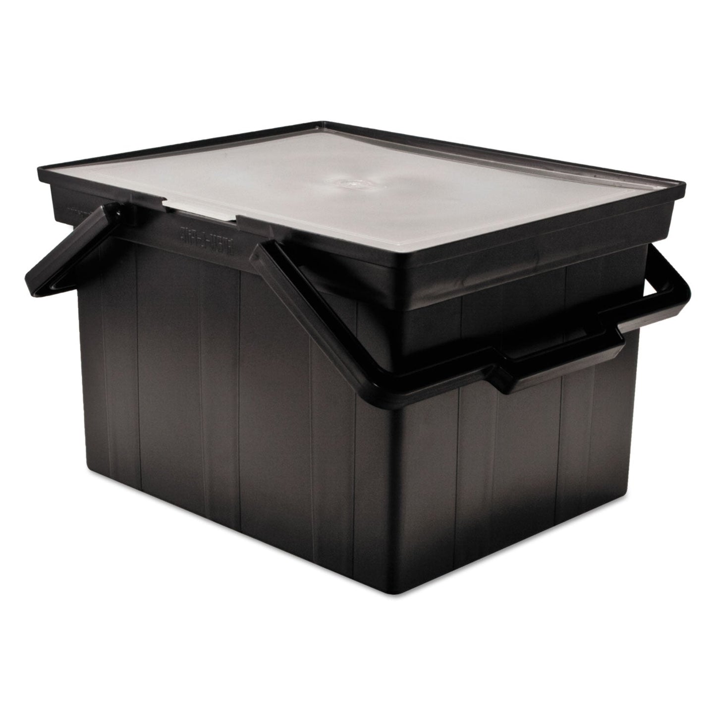Advantus Companion Portable File, Letter/Legal Files, 17" x 14" x 11", Black