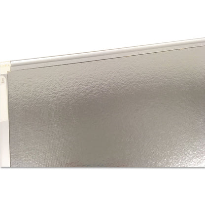 MasterVision Grid Planning Board, 1 x 2 Grid, 36 x 24, White/Silver