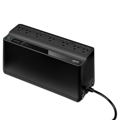 APC Back-UPS 600 VA Battery Backup System, 7 Outlets, 120 VA, 490 J