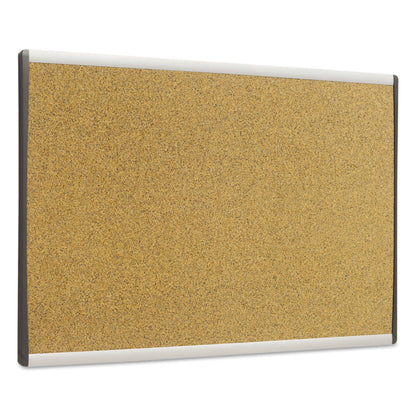 Quartet ARC Frame Cork Cubicle Board, 18 x 30, Tan, Aluminum Frame