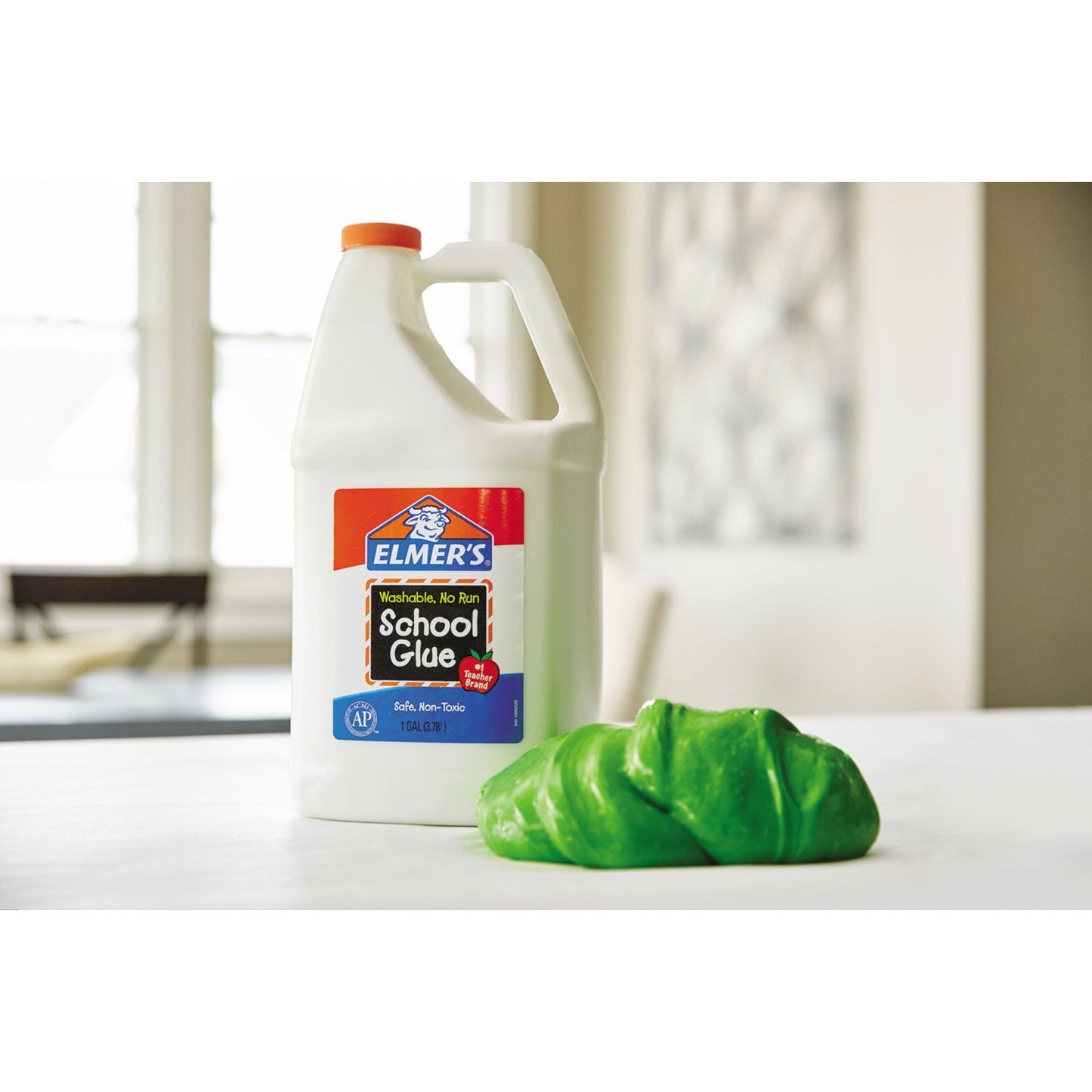 Elmer's Washable School Glue, 1 gal, Dries Clear