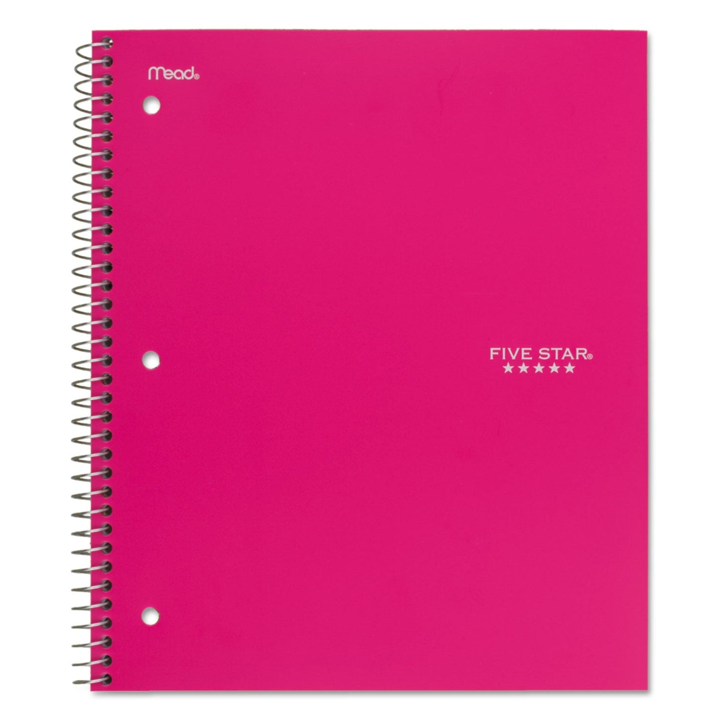 Five Star Trend Wirebound Notebook, 5 Subject, 4 Pockets, Medium/College Rule, Randomly Assorted Covers, 11 x 8.5, 200 Sheets